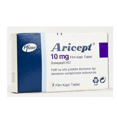 Aricept 10 mg ( Donepezil ) 7 film-coated tablets